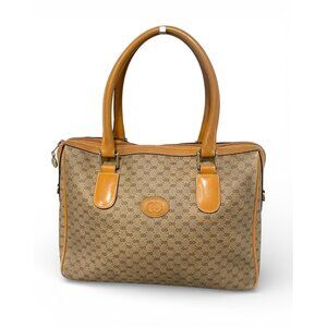 Vintage Gucci Mini GG Boston Satchel Bag